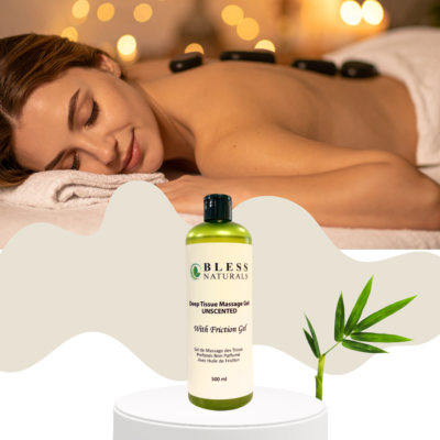 Unscented Deep Tissue massage gel 500ml