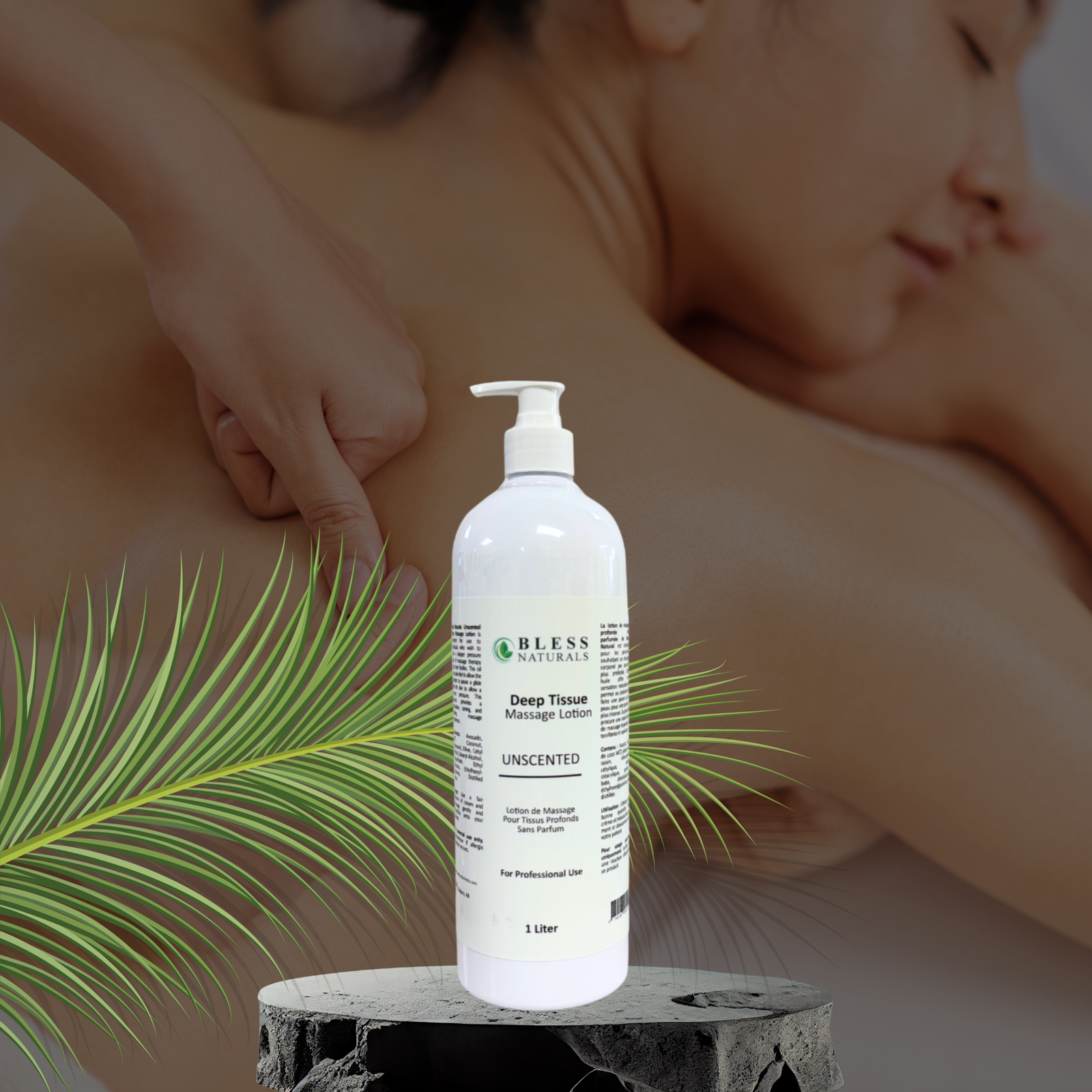 Deep Tissue Massage Lotion — UNSCENTED 1L