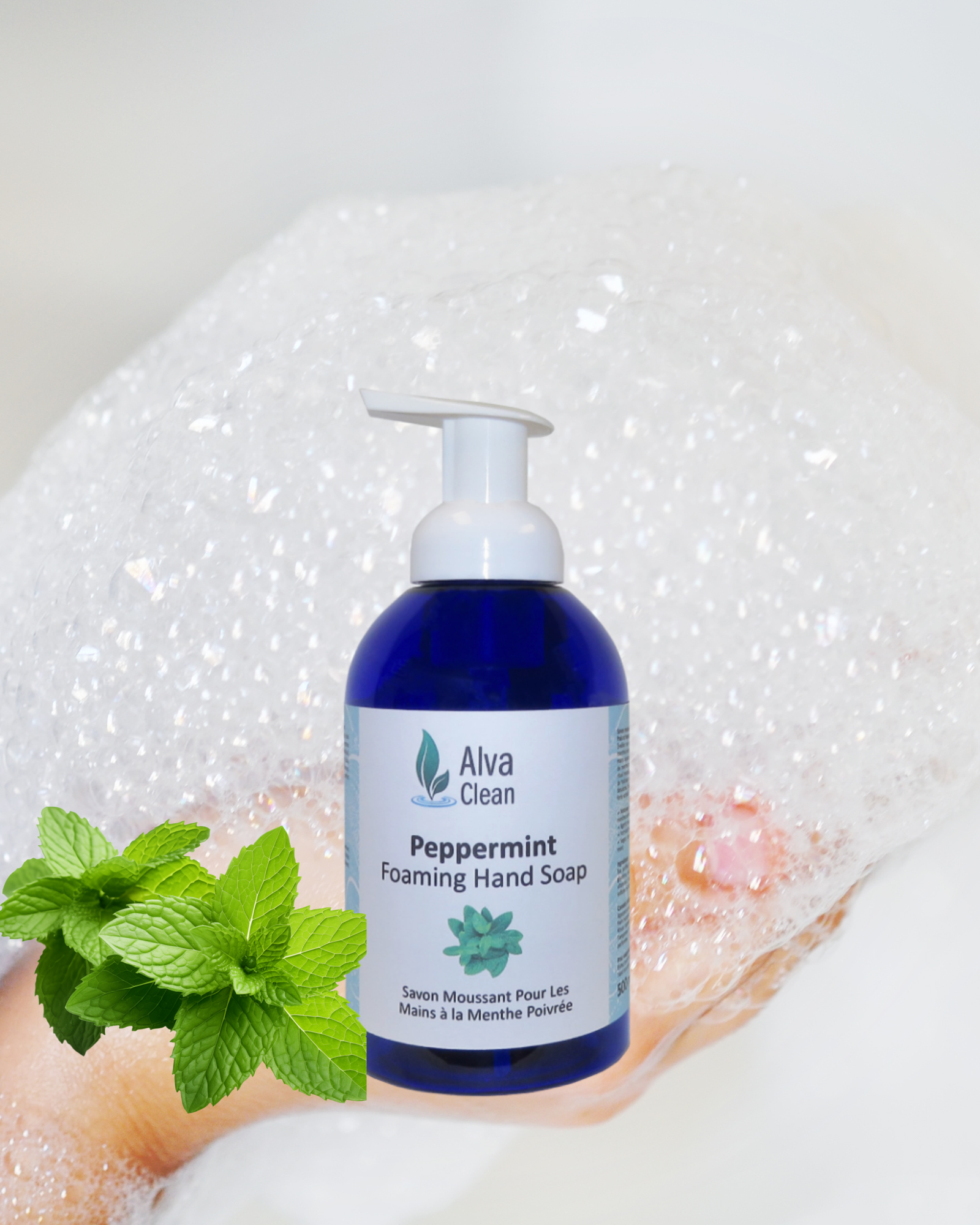 Peppermint Foaming Hand Soap 500ml