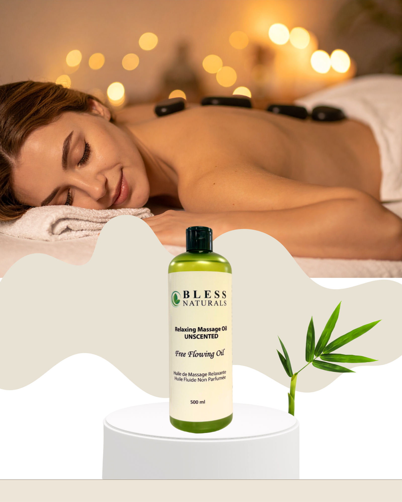 Unscented Relaxing Soft Massage Oil 500ml