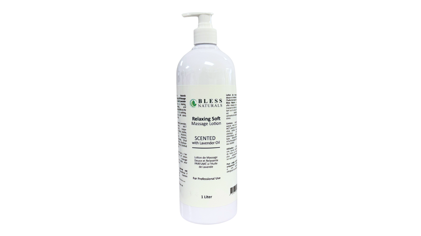 Relaxing Soft Massage Lotion — SCENTED with Lavender Oil 1L - Image 2